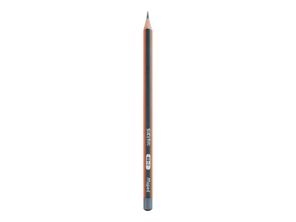 CRAYON NOIR BLACK'PEPS HB2 MAPED