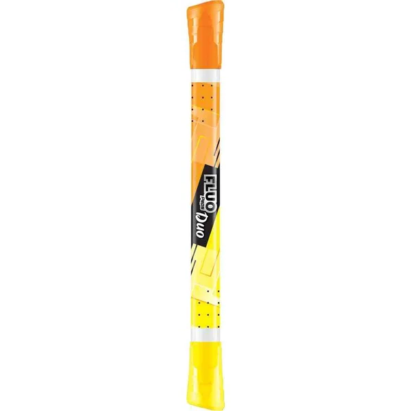 FLUORESCENT DUO JAUNE&ORANGE MAPED
