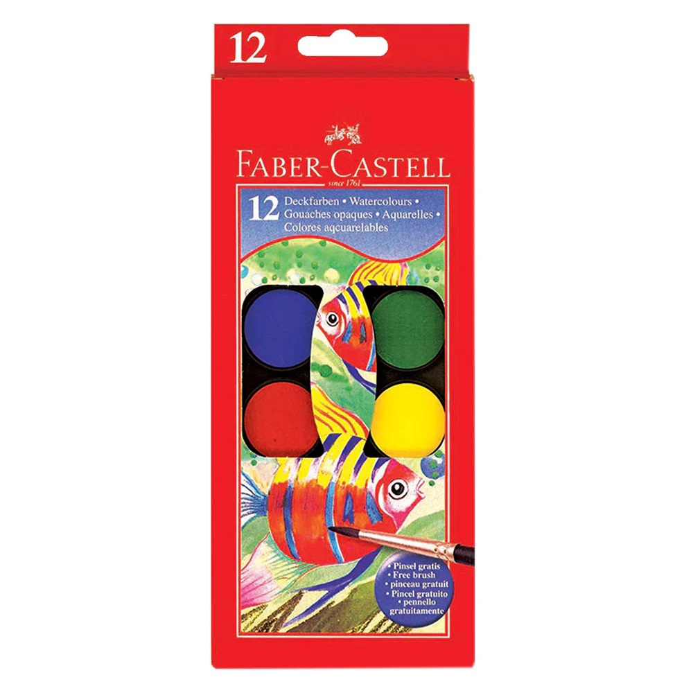 GOUACHE 24MM FABER CASTEL DE 12