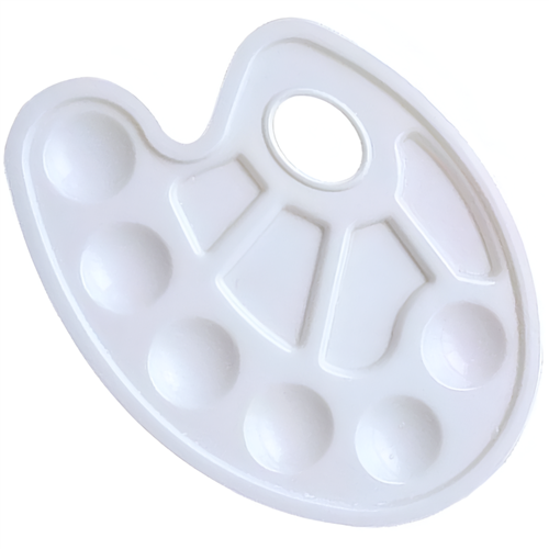 PALETTE DE PEINTURE PLASTIQUE MASHMALOW