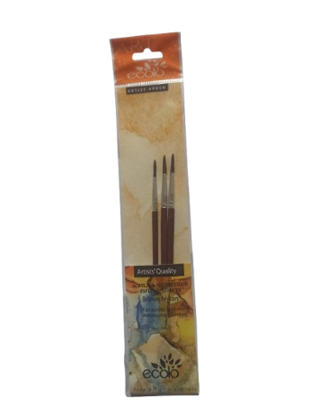 POCHETTE DE 3 PINCEAAUX ECOLO