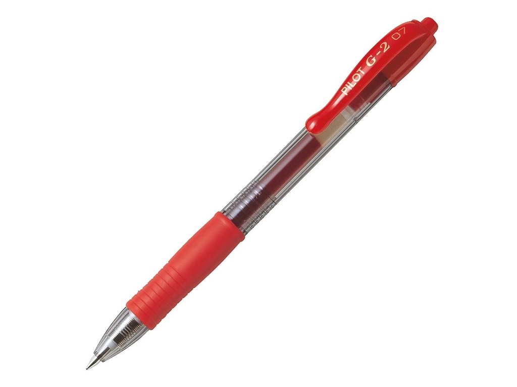 STYLO PILOT G2/B2P ROLLER ENCRE GEL ROUGE