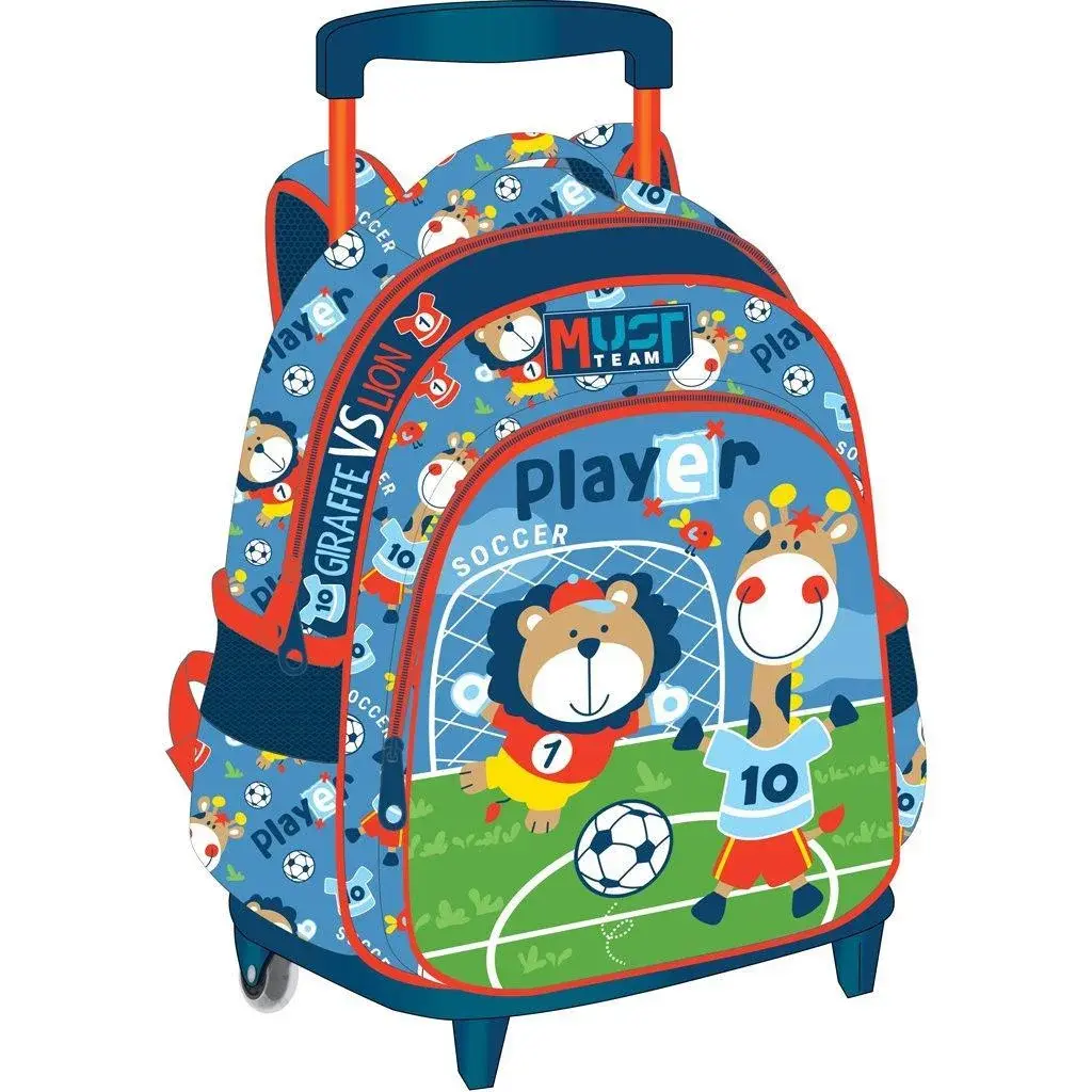 MINI CARTABLE À ROULETTE MUST TEAM SOCCER PLAYER