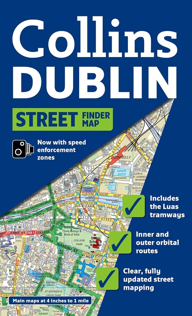 COLLINS DUBLIN STREETFINDER COLOUR MAP