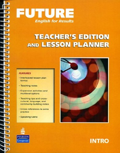 FUTURE INTRO TEACHER'S EDITION & LESSON PLANNER