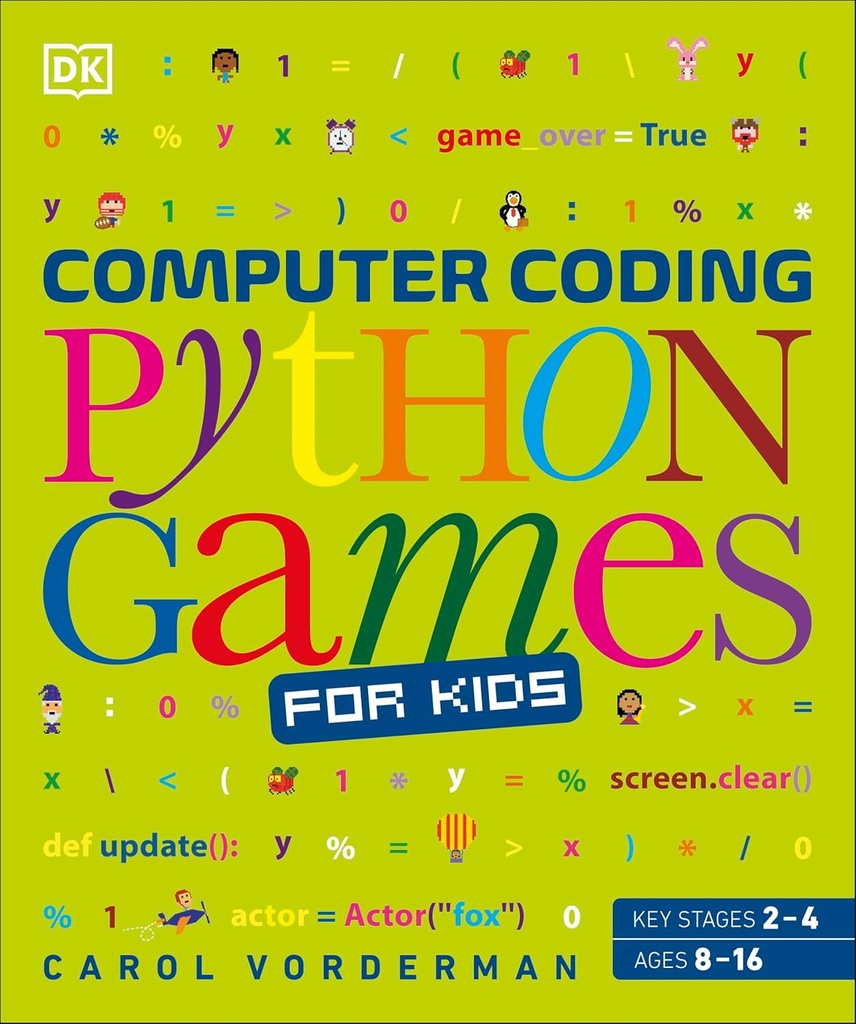 COMPUTER CODING PYTHON GAMES FOR KIDS (HARDBACK)