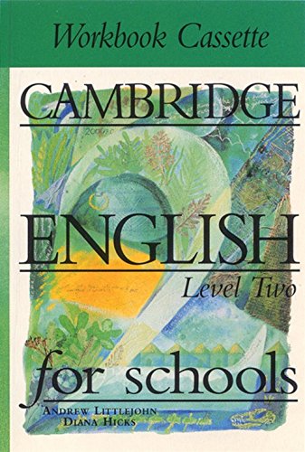 CAMBRIDGE ENGLISH FOR SCHOOLS 2 WORKBOOK AUDIO CASSETTE