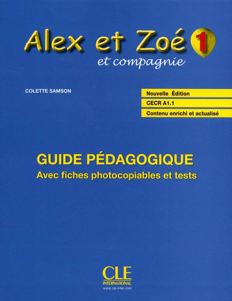ALEX & ZOE 1 GUIDE PEDAGOGIQUE (N.E)