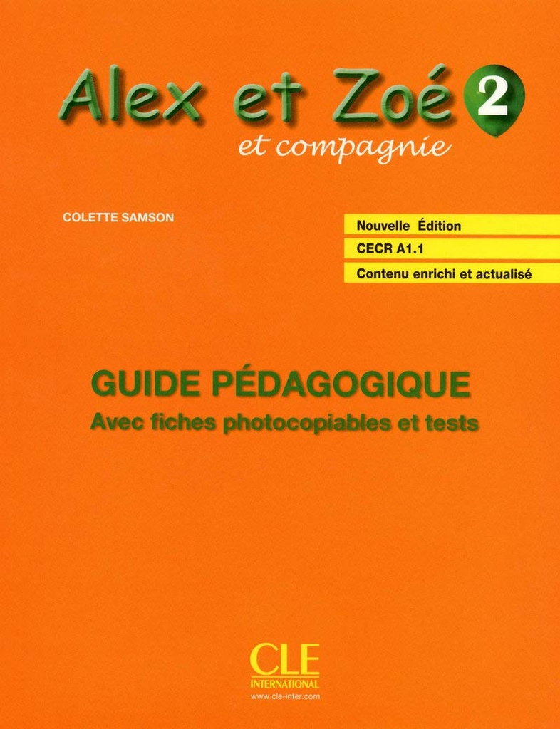 ALEX & ZOE 2 GUIDE PEDAGOGIQUE (N.E)