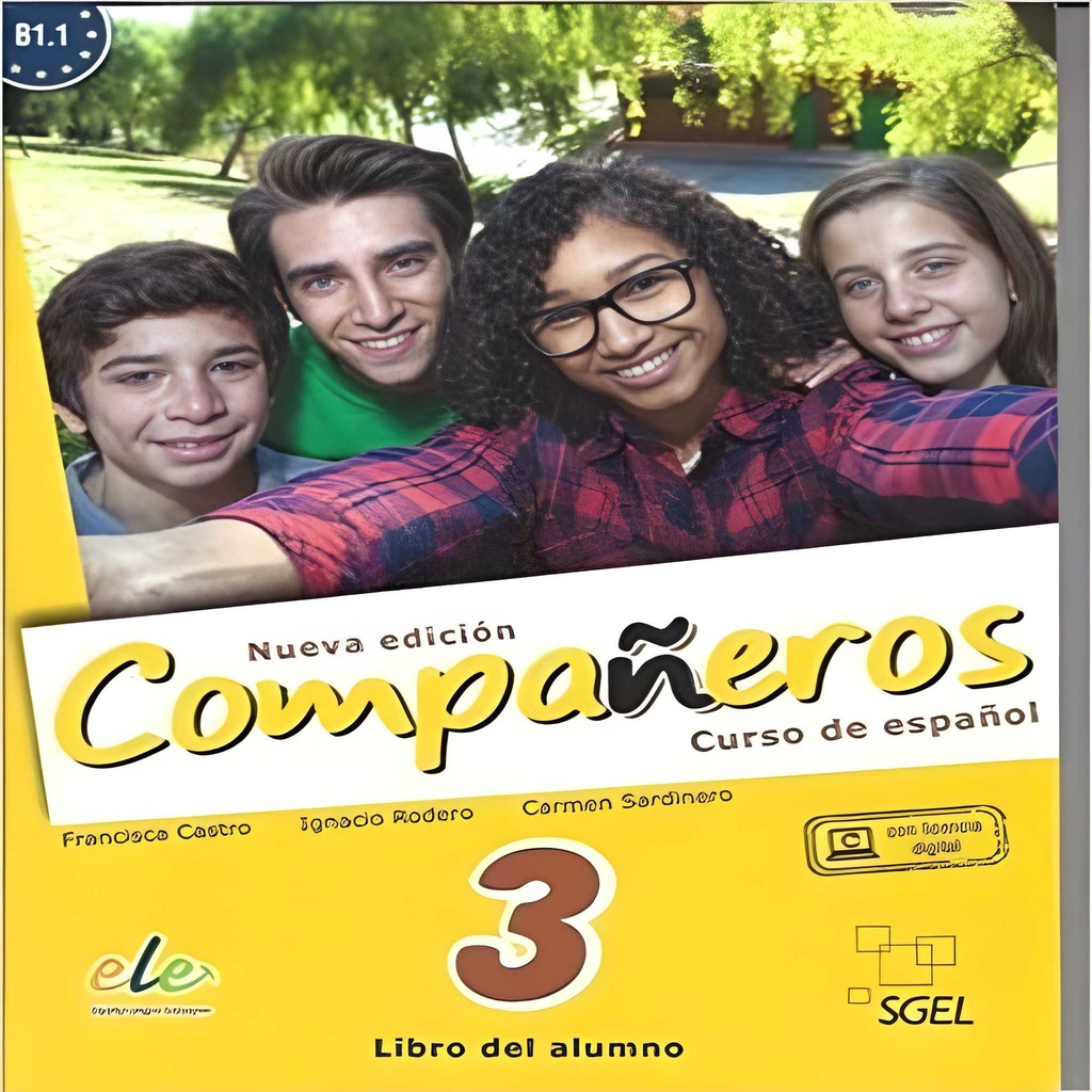 COMPANEROS 3 LIBRO DEL ALUMNO+AUDIO DESCARGABLE (N.E)