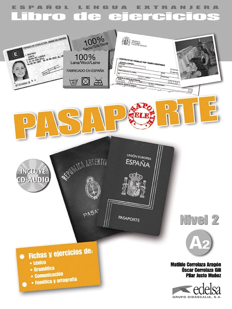 PASAPORTE A2 LIBRO DE EJERCICIOS +CD