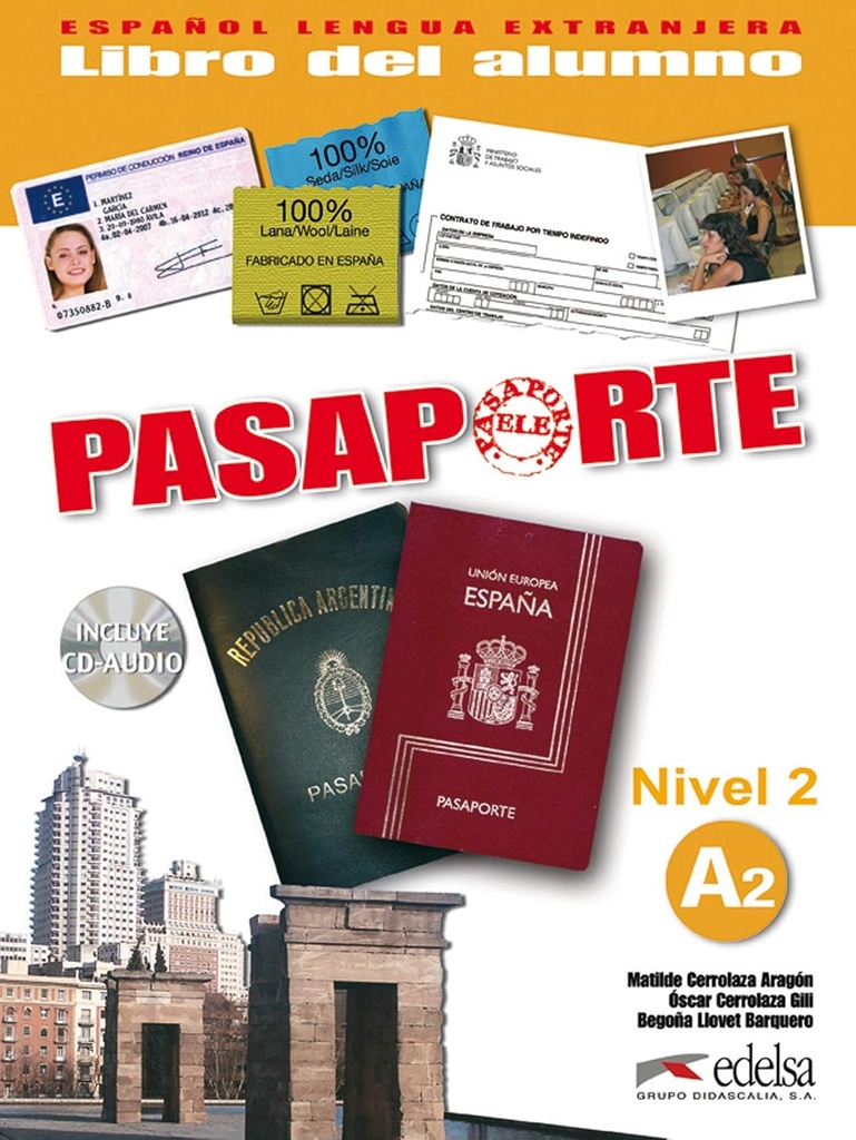 PASAPORTE A2 LIBRO DEL ALUMNO+CD