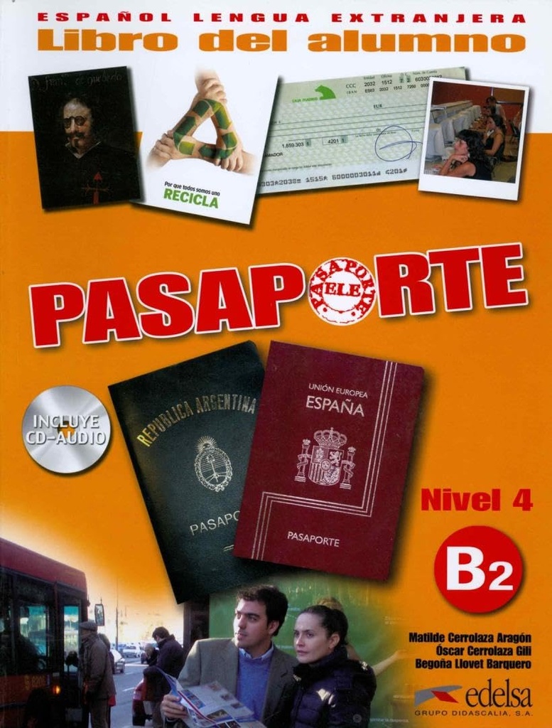 PASAPORTE B2 LIBRO DEL ALUMNO+CD