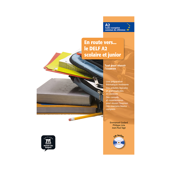 EN ROUTE VERS...LE DELF A2 SCOLAIRE & JUNIOR GUIDE DU PROF+CD