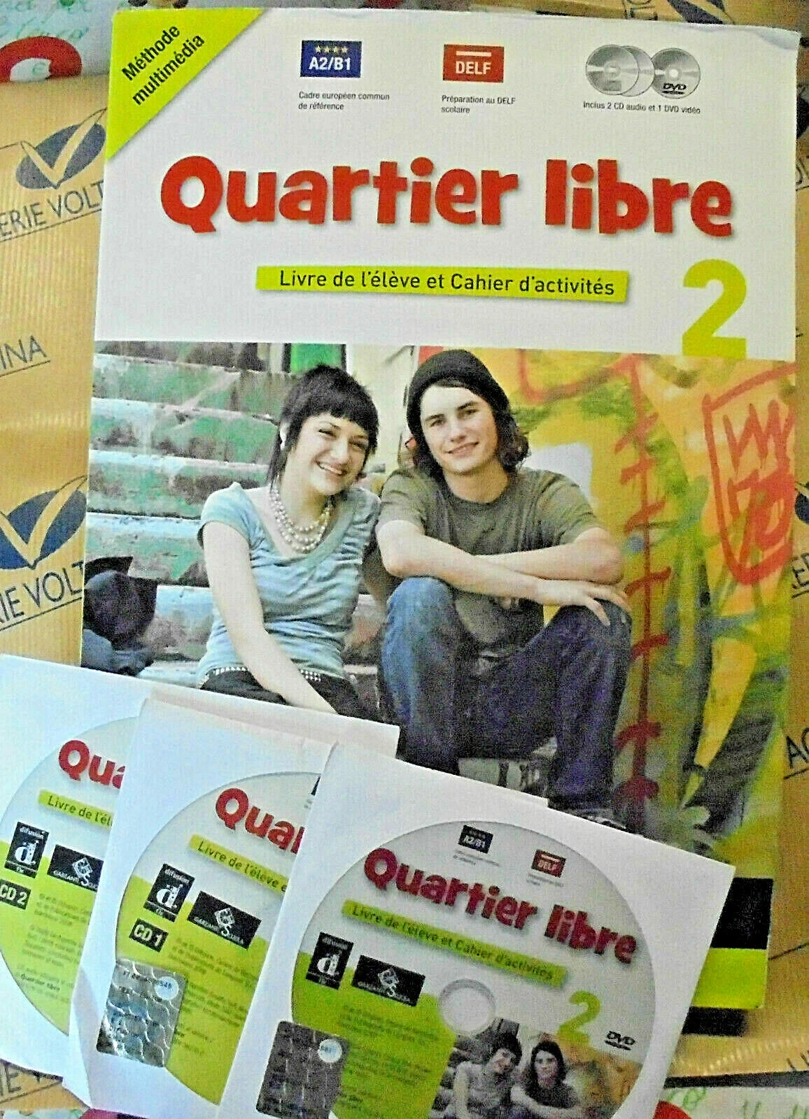 QUARTIER LIBRE 2 LIVRE+EX+CD & DVD