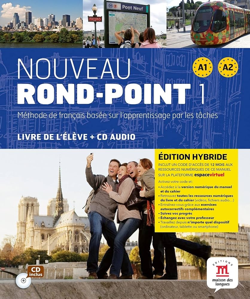 ROND-POINT 1 LIVRE DE L'ELÈVE+CD