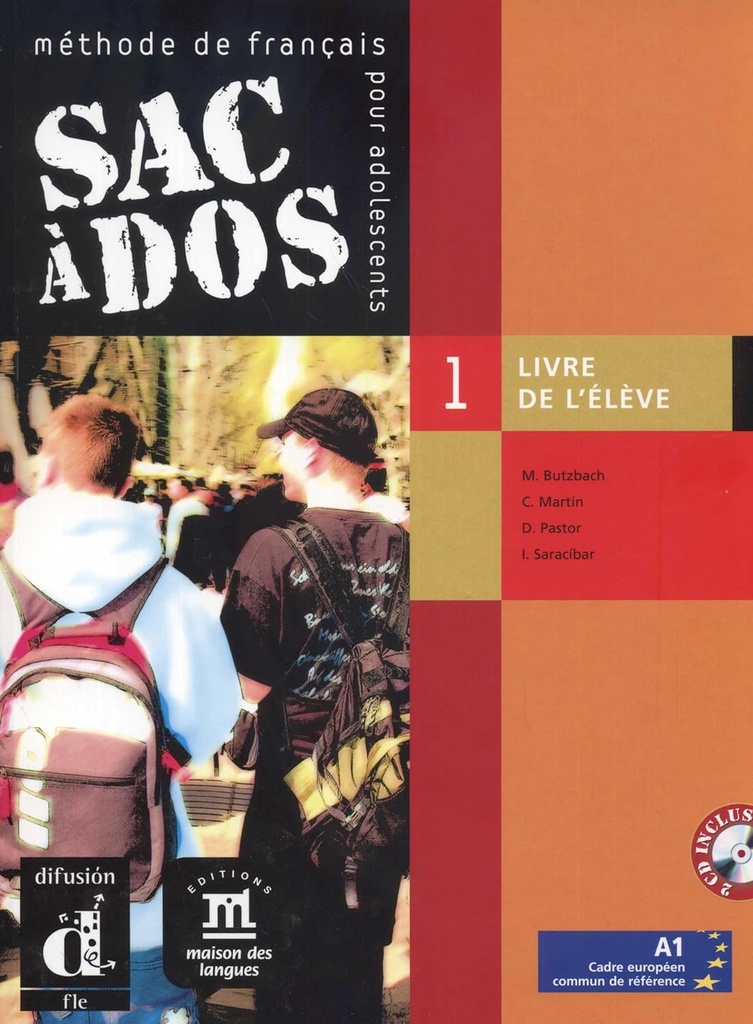 SAC À DOS 1 LIVRE DE L'ELÈVE+CD