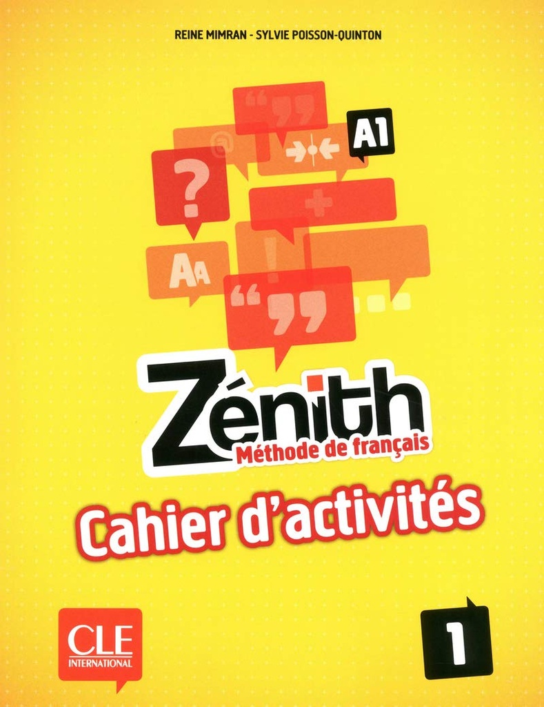ZENITH 1-A1 CAHIER D'ACTIVITES