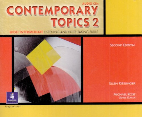 CONTEMPORARY TOPICS 2 AUDIO CDS HIGH INTERMEDIATE