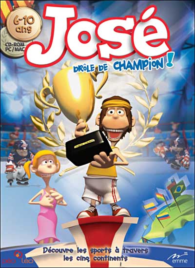 JOSE DRÔLE DE CHAMPION! CD-ROM PC/MAC (6-10ANS)