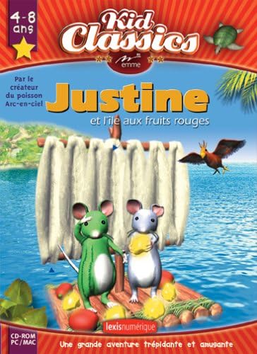 JUSTINE & ÎLE AUX FRUITS ROUGES CD-ROM  (+3ANS)