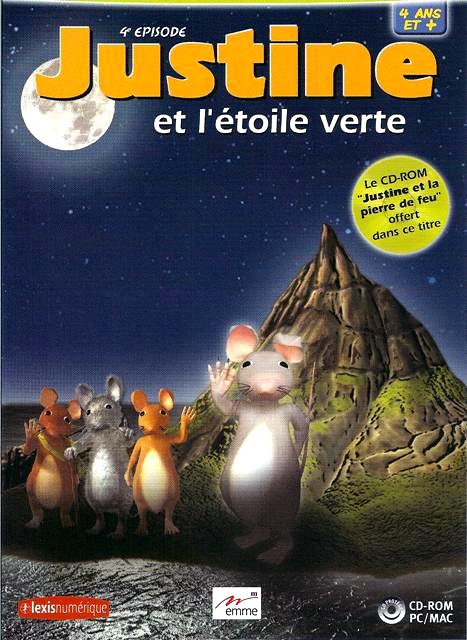 JUSTINE & L'ETOILE VERTE CD-ROM PC/MAC (+4ANS)