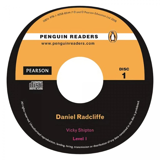 [9781405885447] DANIEL RADCLIFFE (LEVEL 1)+CD