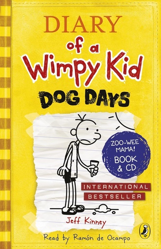 [9780141340548] DIARY OF A WIMPY KID DOG DAYS+CD (NON FICTION BOOK 4)