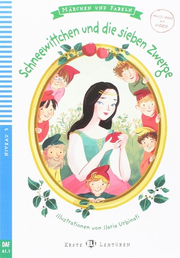 [9788853623942] ERSTE ELI LEKTUREN : SCHNEEWITTCHEN UND DIE SIEBEN ZWERGE (NIVEAU 3)+VIDEO MULTI-ROM (MARCHEN & FABELN)
