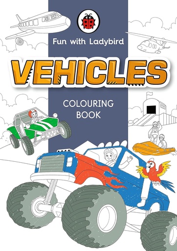 [9780241535042] FUN WITH LADYBIRD: COLOURING BOOK: VEHICLES