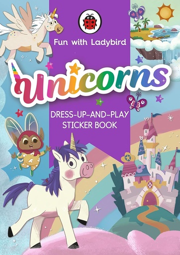 [9780241535172] FUN WITH LADYBIRD: DRESS UP & PLAY STICKER BOOK: UNICORNS