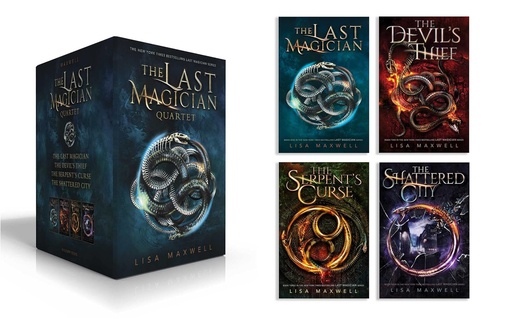[9781665941266] THE LAST MAGICIAN QUARTET (BOXED SET) : THE LAST MAGICIAN, THE DEVIL'S THIEF, THE SERPENT'S CURSE, THE  SHATTERED CITY