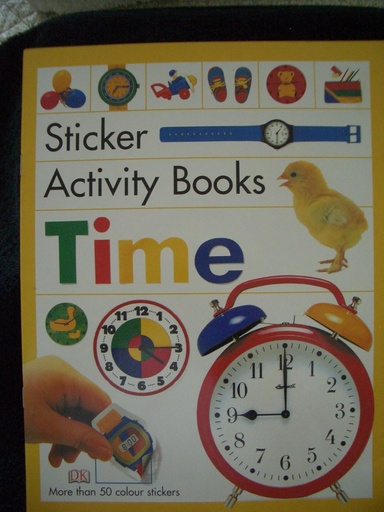 [1405312556] STICKER ACTIVITY BOOK : TIME