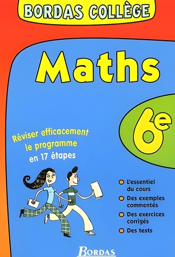 [9782047307830] BORDAS COLLÈGE MATHS 6ÈME NE