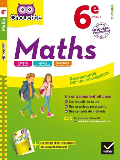 [9782218997785] CHOUETTE MATHS 6ÈME
