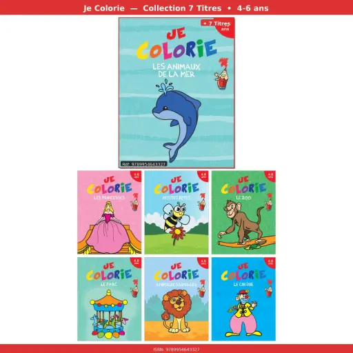 [9789954643327] JE COLORIE (7 TITRES)