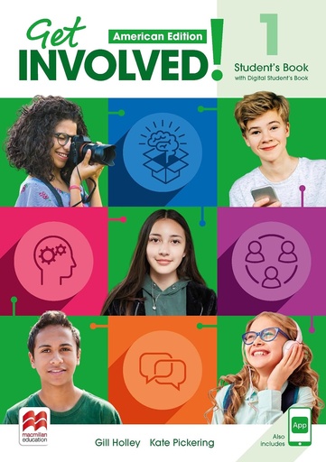 [9781380072153] GET INVOLVED! 1 SBK+STUDENT'S APP & DIGITAL SBK (US ED)