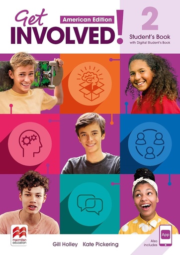 [9781380072184] GET INVOLVED! 2 SBK+STUDENT'S APP & DIGITAL SBK (US ED)