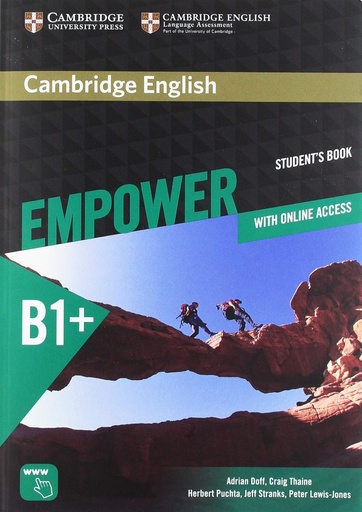 [9781107466883] CAMBRIDGE ENGLISH EMPOWER INTERMEDIATE SBK+ONLINE ASSESSMENT & PRACTICE & ONLINE WBK