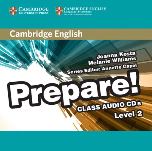 [9780521180528] CAMBRIDGE ENGLISH PREPARE! 2 CLASS AUDIO CDS (2)
