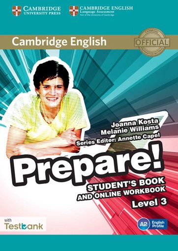 [9781107497351] CAMBRIDGE ENGLISH PREPARE! 3 SBK & ONLINE WBK+TESTBANK