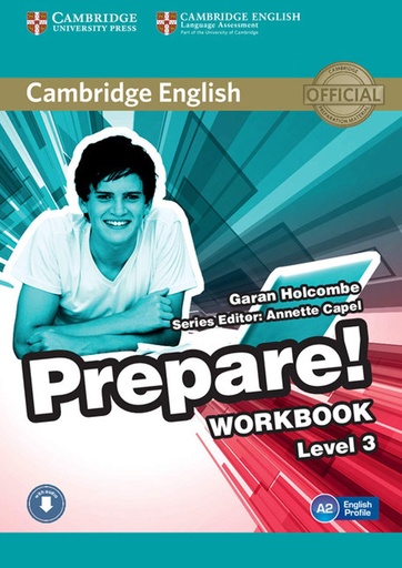 [9780521180559] CAMBRIDGE ENGLISH PREPARE! 3 WBK+AUDIO DOWNLOADABLE