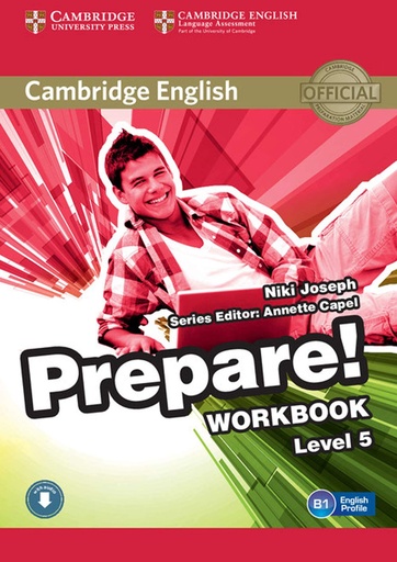 [9781107497870] CAMBRIDGE ENGLISH PREPARE! 5 WBK+AUDIO DOWNLOADABLE
