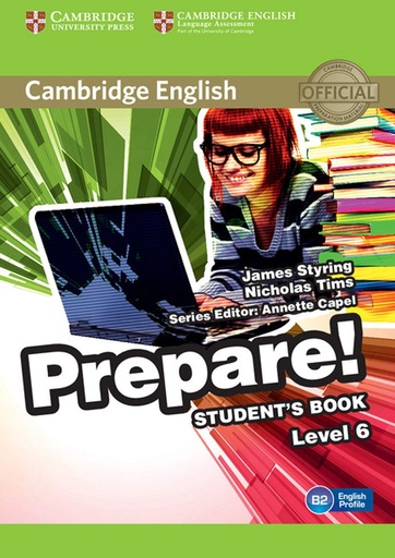 [9780521180313] CAMBRIDGE ENGLISH PREPARE! 6 SBK