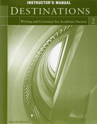 [9781413022483] DESTINATIONS 2 INSTRUCTOR'S MANUAL