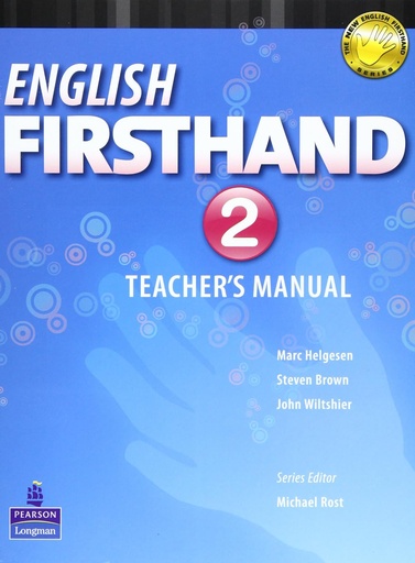 [9789880030642] ENGLISH FIRSTHAND 2 TEACHER'S MANUAL+CD-ROM (4TH ED)
