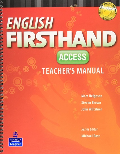 [9789880030611] ENGLISH FIRSTHAND ACCESS TEACHER'S MANUAL+CD-ROM (4TH ED)