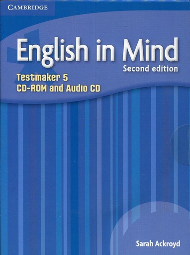 [9780521184618] ENGLISH IN MIND 5 TESTMAKER CD-ROM & AUDIO CD (2ND ED)