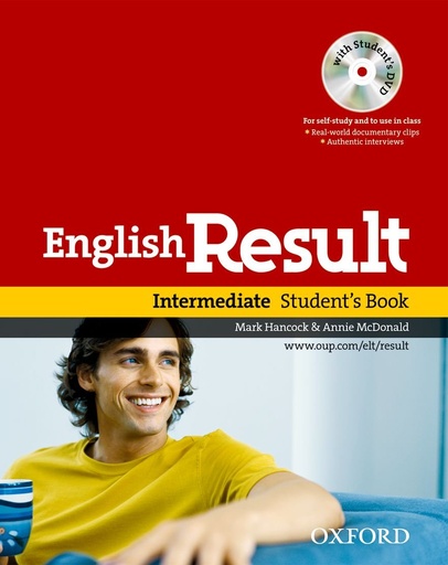 [9780194129565] ENGLISH RESULT INTERM SBK+DVD