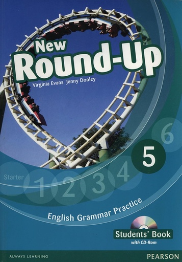 [9781408234990] NEW ROUND-UP 5 GRAMMAR PRACTICE SBK+CD-ROM (N.E)